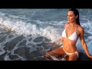 kendra holliday bikini model on delray beach